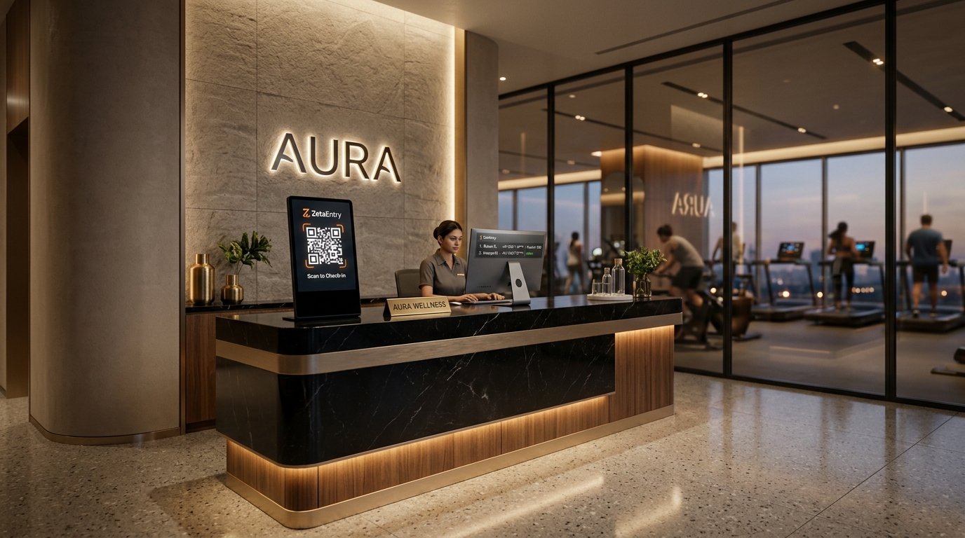ZetaEntry Luxury Reception Desk